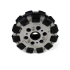 EasyMech 127mm Double Aluminium Omni Wheel basic (BUSH TYPE ROLLER)