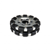 EasyMech 127mm Double Aluminium Omni Wheel basic (BUSH TYPE ROLLER)