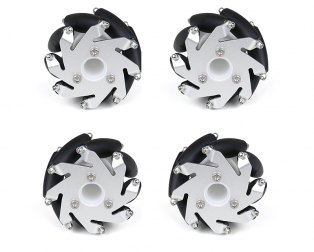 A set of 60mm Aluminium Mecanum Wheels Set( Bush Type)-4pcs