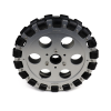 EasyMech 203mm Double Aluminium Omni Wheel (BUSH TYPE ROLLER)