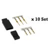 JST-SH Servo Plug Set (JR) Gold Plated-10Pcs.