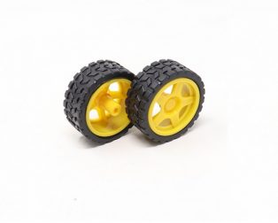 BO Wheel 65mm Dia. x 26mm Width -2Pcs.