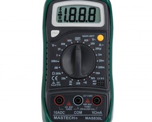 Original Mastech MAS830L Digital Multimeter - Multimeter with Probes