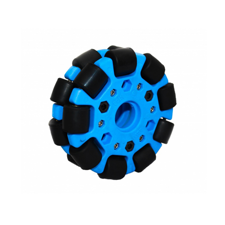 EasyMech Blue 100mm Double Glass Fiber Omni Wheel