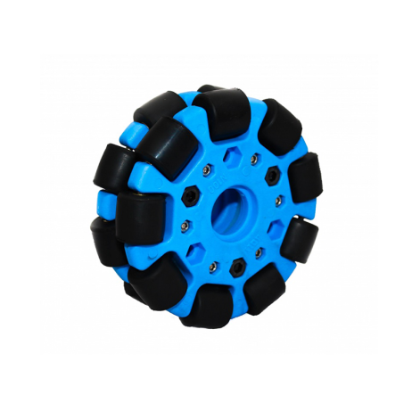 EasyMech Blue 100mm Double Glass Fiber Omni Wheel