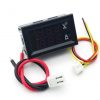 0.28" 5 Wires Red Led Digital Dual DC 100V 100A Voltmeter Ammeter