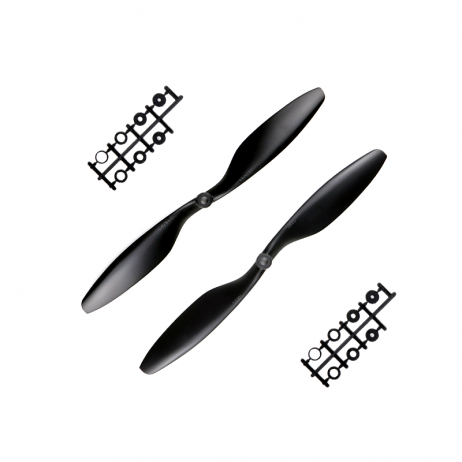 1045(10x4.5) SF Propellers Black 1CW+1CCW-1pair-Normal Quality