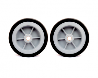 EasyMech Heavy Duty(HD) Disc Wheel 100mm Dia. (Gray) - 2Pc