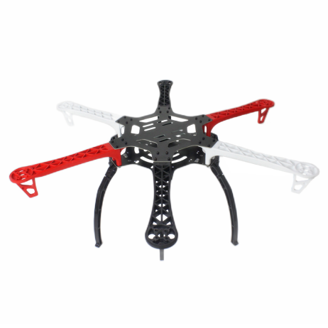 F550 Hexa-Copter Frame, Landing Gears and Integrated PCB Kit