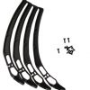 ReadytoSky LS4G Free Shipping Black Landing Skid Landing Gear for font b DJI b font font b