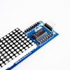 MAX7219 Dot Matrix 4 In 1 Display with 5P Line Module For Arduino Micro-controller