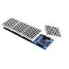 MAX7219 Dot Matrix 4 In 1 Display with 5P Line Module For Arduino Micro-controller