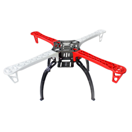 F450 / Q450 Quadcopter Frame(PCB Version with Integrated PCB) + Plastic Landing Gear Combo Kit – Made in INDIA