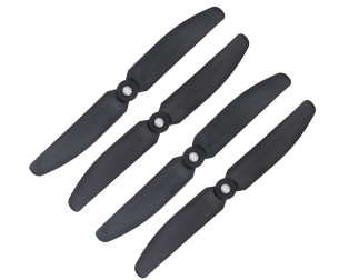 Orange HD Propellers 5040(5X4.0) Glass Fiber Nylon Black 2CW+2CCW-2pairs