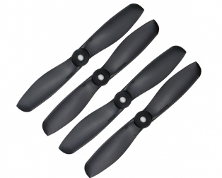 Orange HD Propellers 5045(5X4.5) Glass Fiber Nylon Bullnose Black 2CW+2CCW-2pairs