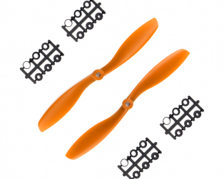 Orange HD Propellers 8045(8X4.5) ABS Orange 1CW+1CCW-1pair