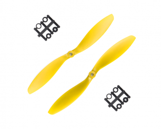 Orange HD Propellers 9047(9X4.7) ABS Yellow 1CW+1CCW-1pair