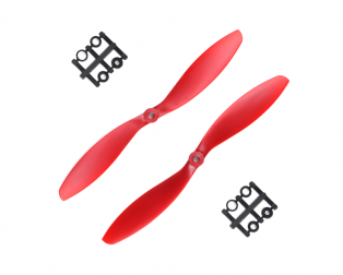 Orange HD Propellers 9047(9X4.7) ABS Red 1CW+1CCW-1pair