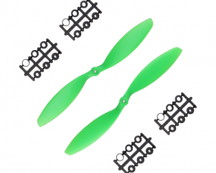 Orange HD Propellers 1038(10X3.8) ABS Green 1CW+1CCW-1pair