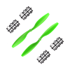 Orange HD Propellers 1045(10X4.5) ABS Green 1CW+1CCW-1pair