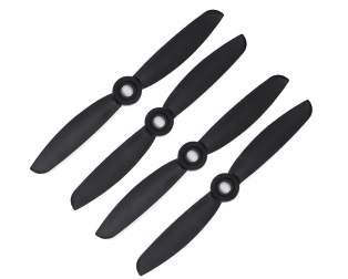 Orange HD Propellers 4045(4X4.5) Carbon Nylon Props Black 2CW+2CCW-2pairs