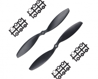 Orange HD Propellers 1038(10X3.8) Carbon Nylon Black 1CW+1CCW-1pair