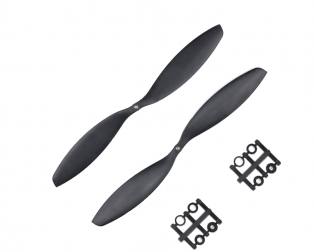 Orange HD Propellers 1447(14X4.7) Carbon Nylon Black 1CW+1CCW-1pair