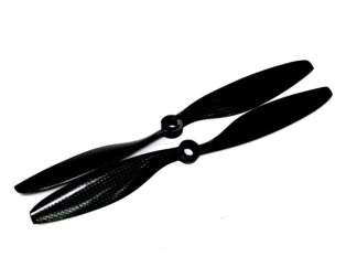 Orange HD Propellers 1045(10X4.5) Carbon Fiber Black 1CW+1CCW-1pair