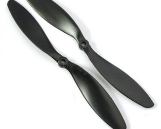 Orange HD Propellers 8045(8X4.5) Carbon Nylon Black