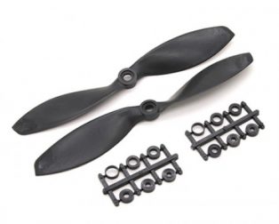 Orange HD Propellers 1347(13X4.7) Carbon Nylon Black 1CW+1CCW-1pair