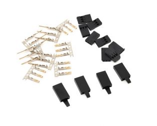 Servo Connector - Futaba With Locking Hook-10Pcs.