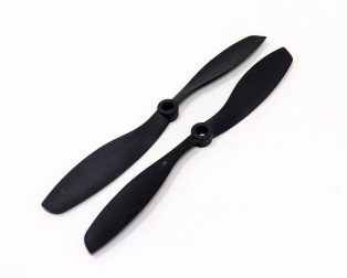 Orange HD Propellers 8045(8X4.5) Carbon Nylon DJI Black 1CW+1CCW-1pair