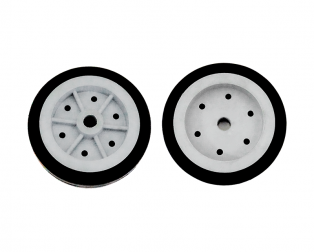 EasyMech 100mm Modified Heavy Duty(HD) Disc Wheel (Gray) - 2PC