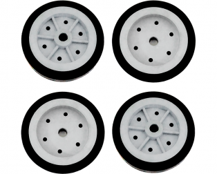 EasyMech 100mm Modified Heavy Duty(HD) Disc Wheels Gray - 4Pcs