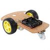 DIY Transparent Motor Smart Robot Car Chassis Kit (Robu.in)