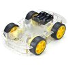 Longer version of 4 wd double layer smart car chassis (Robu.in)