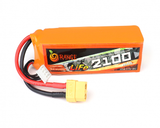 ORANGE Li-Fe 2100mAh 3S 30C/60C LITHIUM IRON PHOSPHATE BATTERY PACK (LiFePO4)