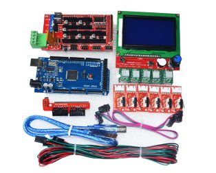 Prusa i3 RAMPS 1.4 Mega2560 Lcd12864 DRV8825 3D Printer All Electronic Components Kit