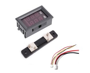 0.28 inch Digital Voltmeter Ammeter DC 100V 50A LED Amp Volt Meter With Shunt