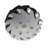 EasyMech 127mm Aluminium Mecanum wheels (Bush type rollers) - Left