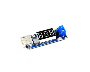 DC-DC 4.5-40V To 5V 2A USB Charger Step down Converter Voltmeter Module