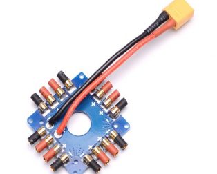 ESC Power Distribution Board Soldered XT60 Plug & 3.5mm Banana Bullet Connectors For 250mm Multicopter FPV