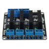 5V 4 Channel SSR Solid State Relay Module 240V 2A Output with Resistive Fuse