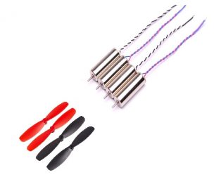 CW & CCW Coreless Brushed Motor +55mm Blade Propeller