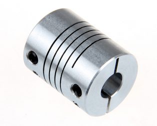 Flexible Coupling OD:20mm x L:25mm Bore: 5 x 8mm