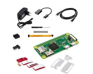 Raspberry Pi Zero W with Raspberry Pi Zero W Accessories Kit