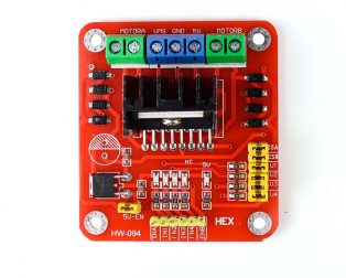 L298N Dual H Bridge DC/Stepper Motor Driver Controller Module