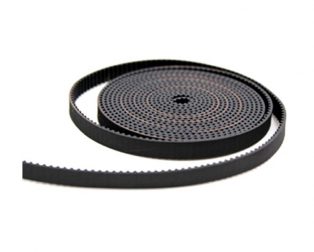 1M GT2 Width 6mm Black Open Timing Belt For 3D Printer