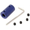 Blue Aluminum Alloy Coupling 5x8MM for 3D Printers and CNC Machines