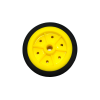 EasyMech 100MM MODIFIED Heavy Duty(HD) DISC Wheel Yellow - 1Pcs